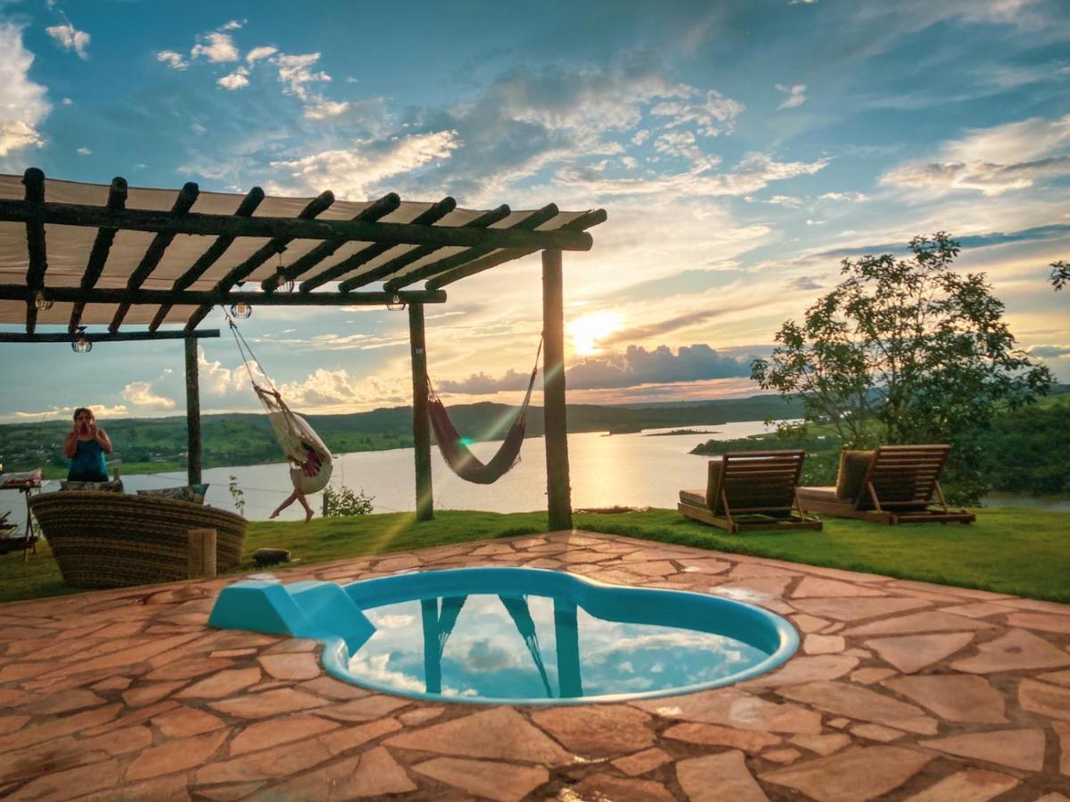 Chale Mirante, Piscina, Cachoeira, Lago E Vista Espetacular Alexania Eksteriør bilde